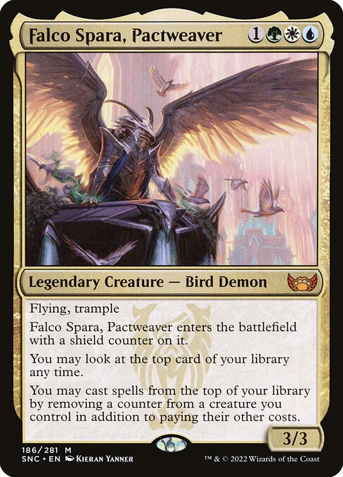 Falco Spara, Pactweaver card art
