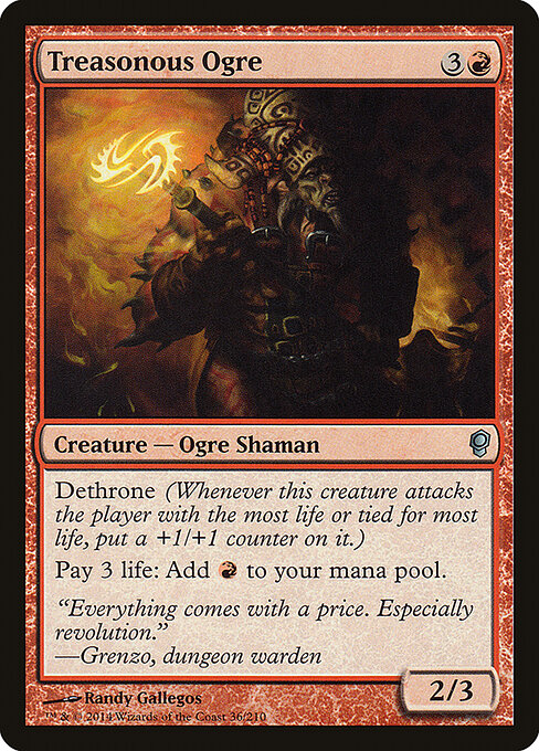 Treasonous Ogre card art
