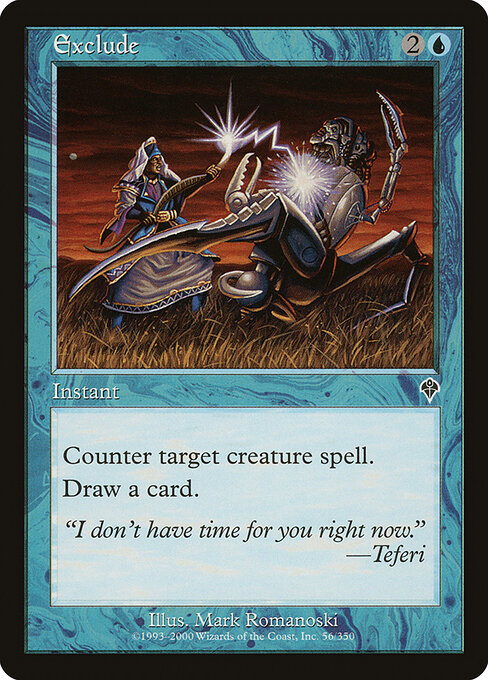 Exclude card art