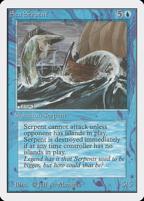 Sea Serpent card art