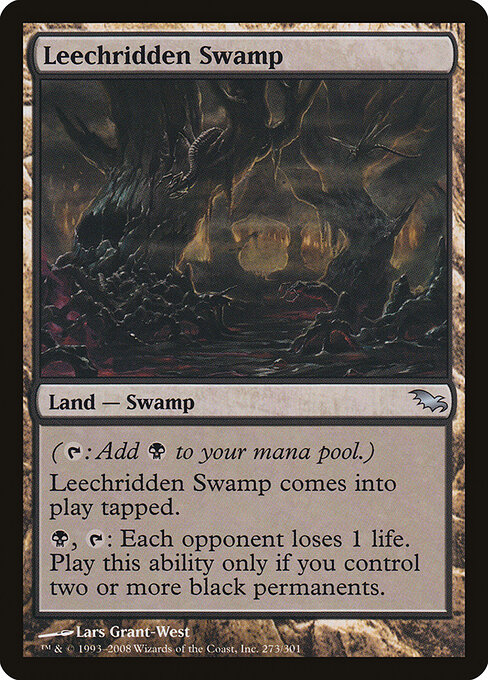 Leechridden Swamp card art