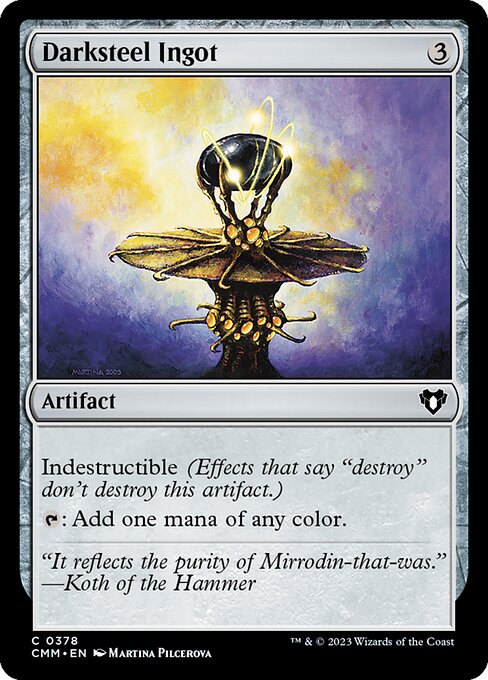 Darksteel Ingot card art