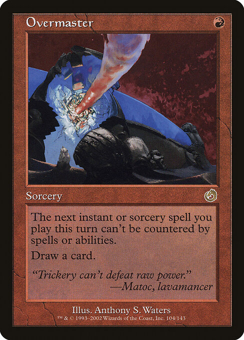 Overmaster card art
