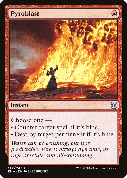 Pyroblast card art