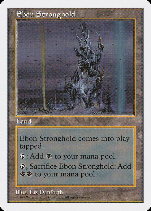Ebon Stronghold card art