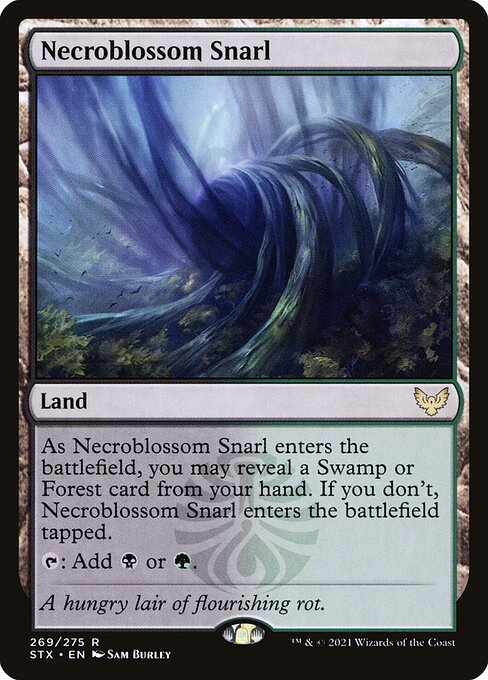 Necroblossom Snarl card art