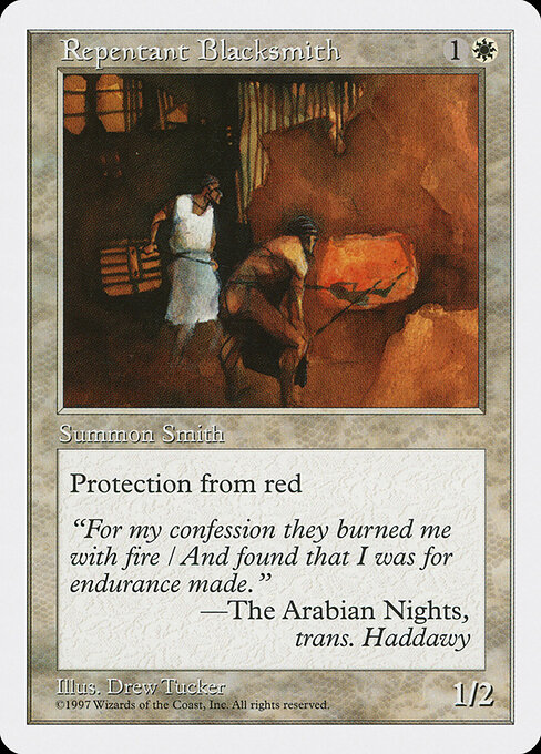 Repentant Blacksmith card art