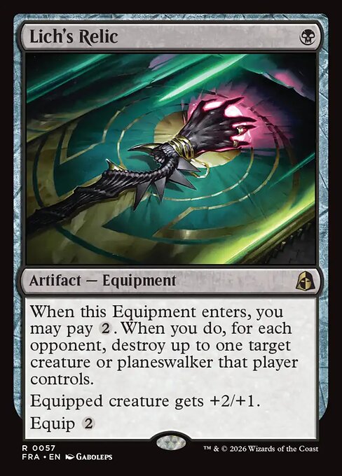 Lich's Relic card art