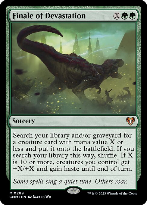 Finale of Devastation card art