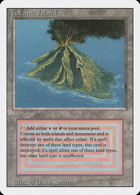 Volcanic Island card art