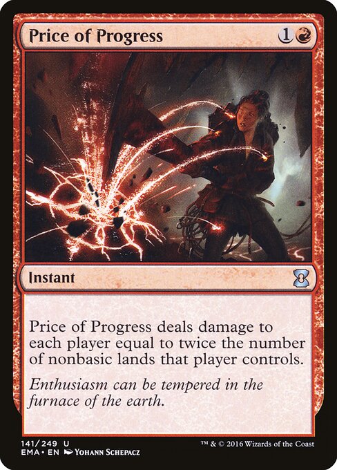 Price of Progress card art