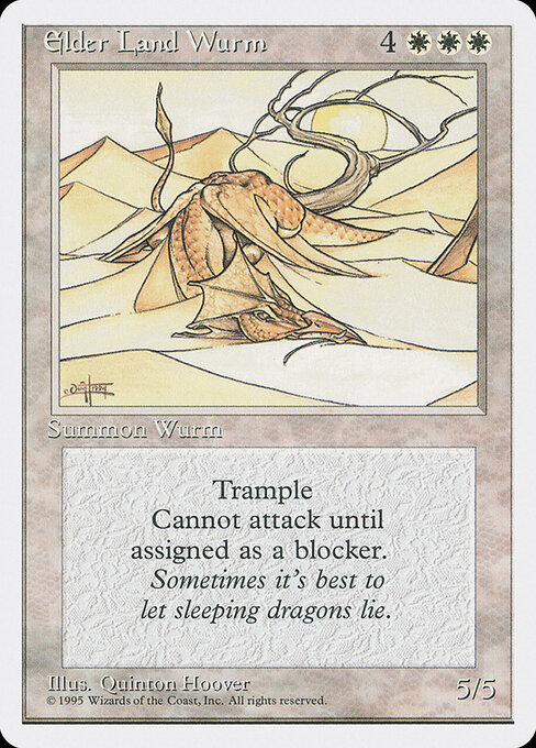 Elder Land Wurm card art