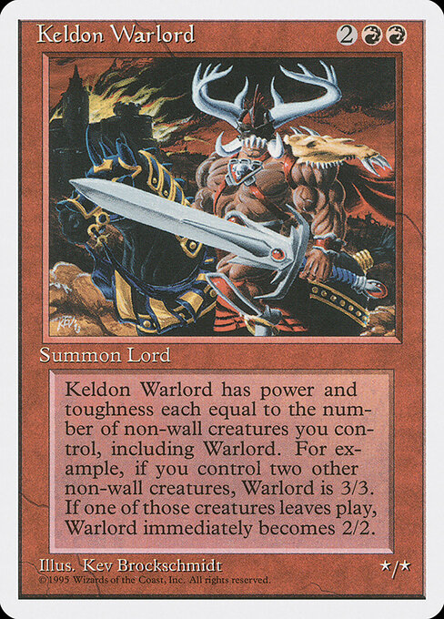 Keldon Warlord card art