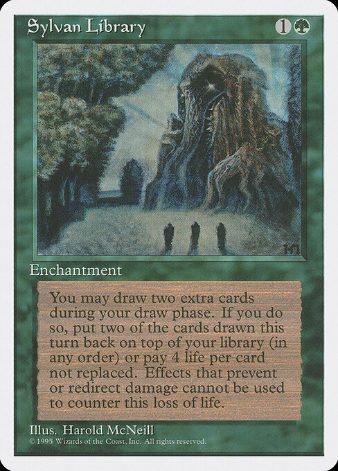 Sylvan Library card art