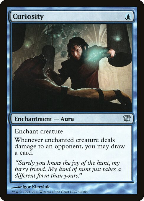 Curiosity card art
