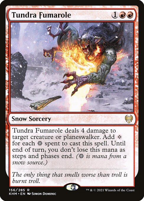 Tundra Fumarole card art