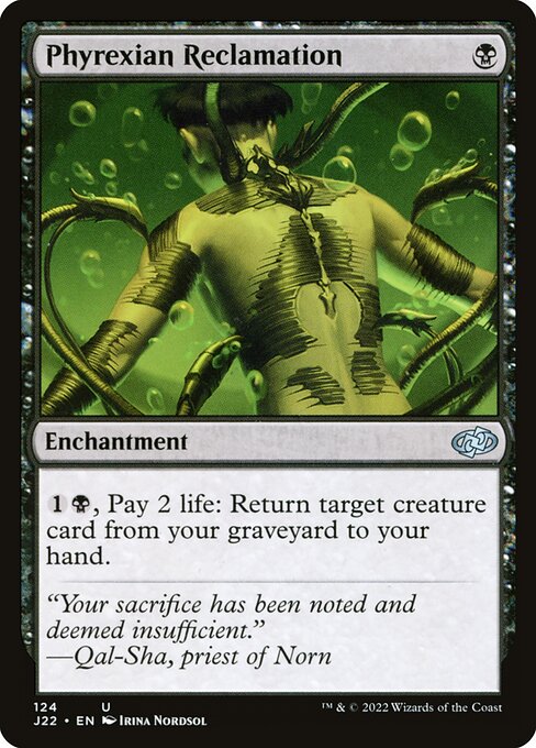 Phyrexian Reclamation card art