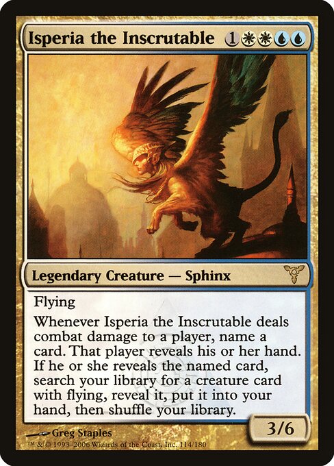 Isperia the Inscrutable card art