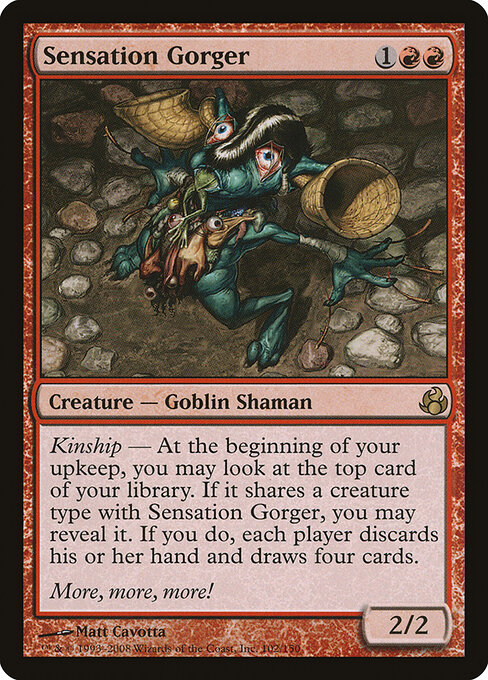 Sensation Gorger card art