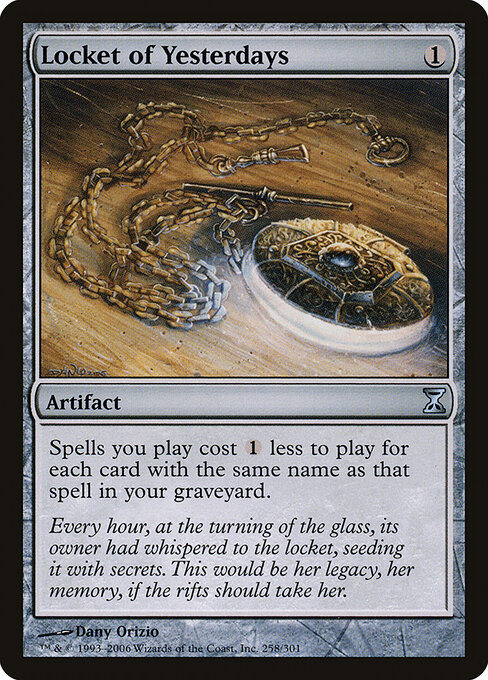 Locket of Yesterdays card art