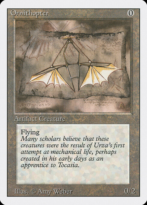 Ornithopter card art