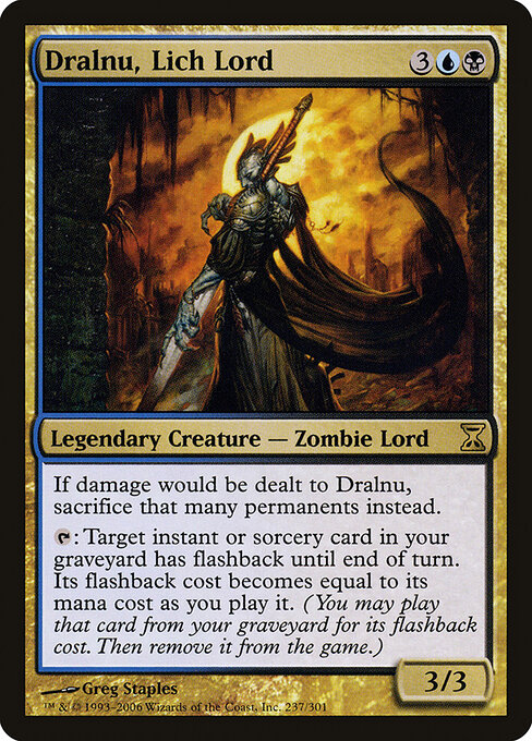 Dralnu, Lich Lord card art