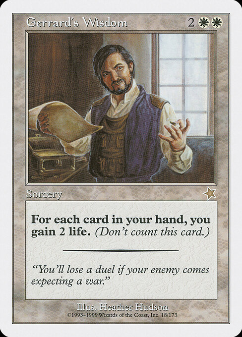 Gerrard's Wisdom card art