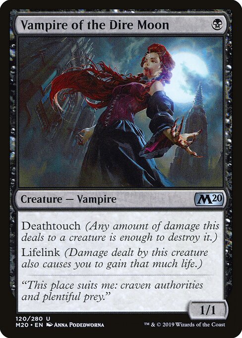 Vampire of the Dire Moon card art