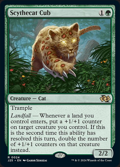 Scythecat Cub card art