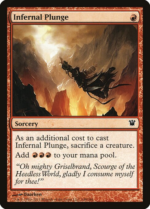 Infernal Plunge card art