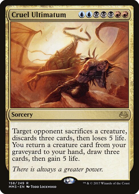 Cruel Ultimatum card art