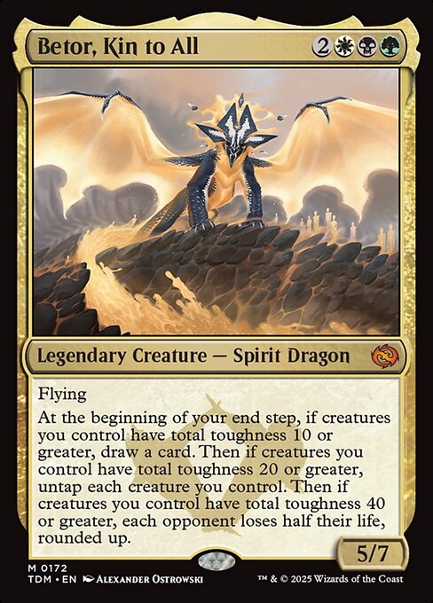 Betor, Kin to All card art