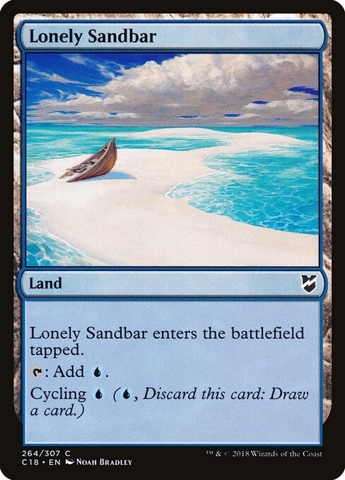 Lonely Sandbar card art