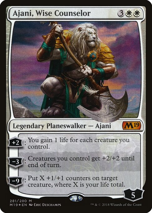 Ajani, Wise Counselor card art