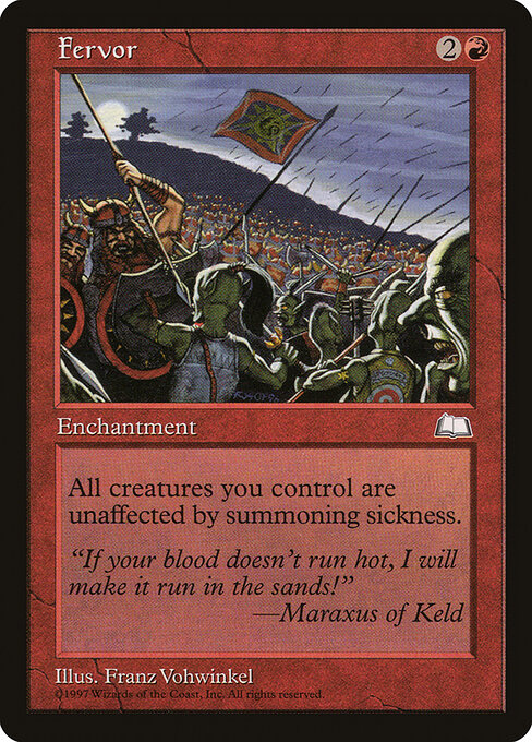 Fervor card art