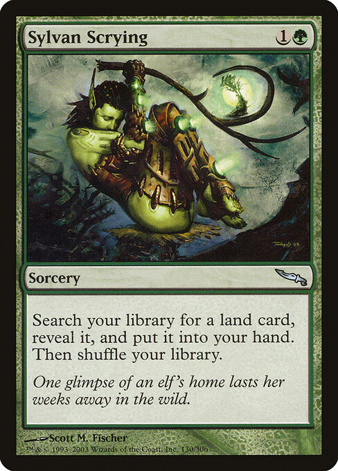 Sylvan Scrying card art