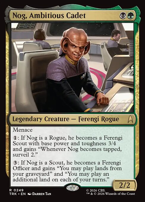 Nog, Ambitious Cadet card art