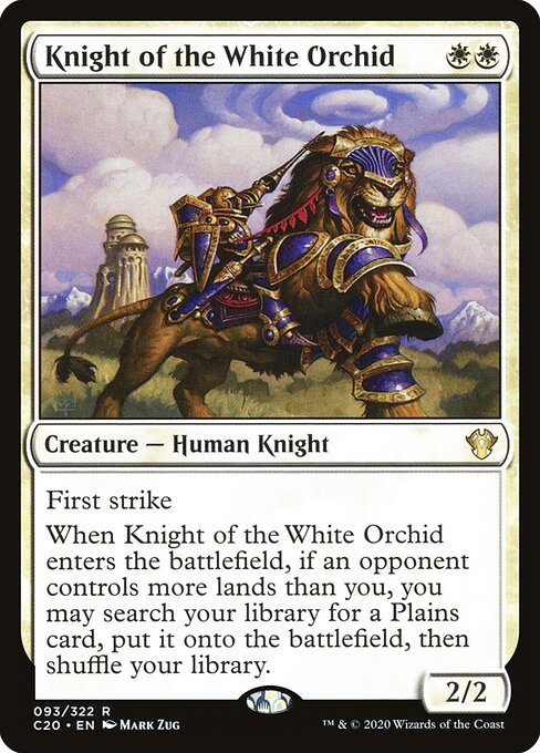 Knight of the White Orchid card art