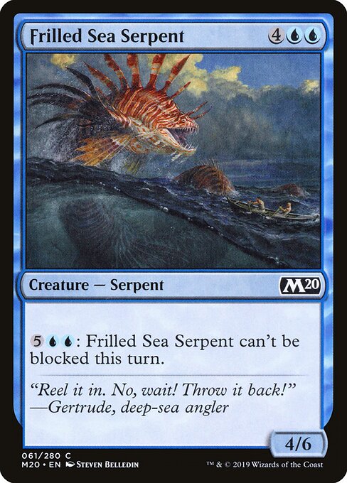 Frilled Sea Serpent card art
