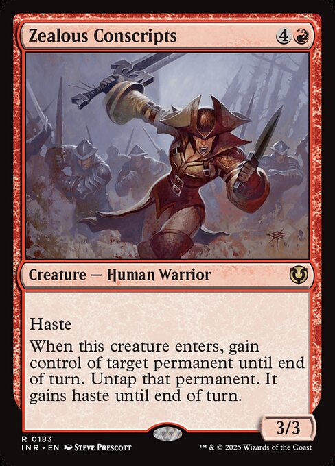 Zealous Conscripts card art
