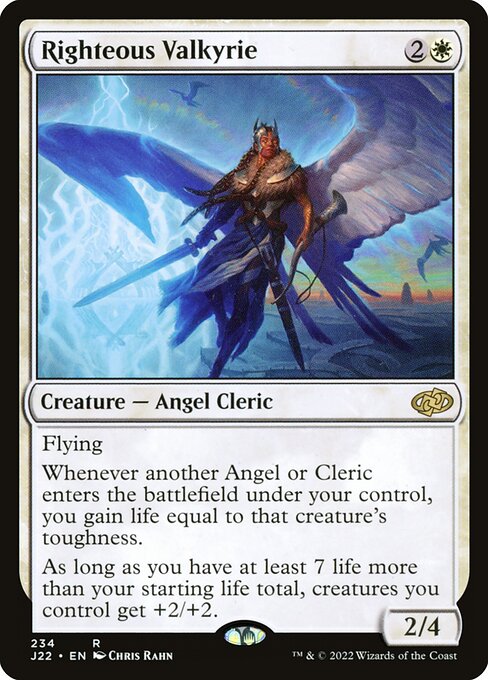 Righteous Valkyrie card art