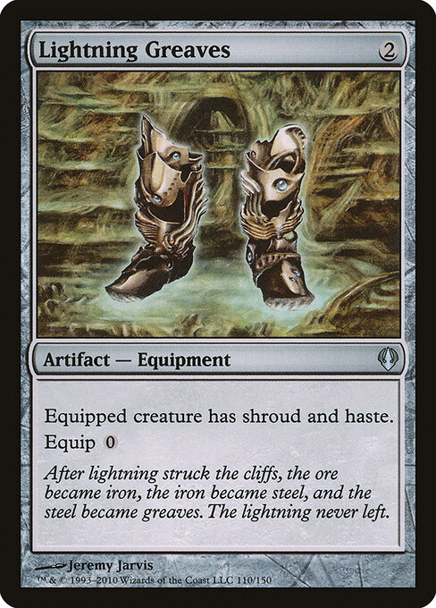 Lightning Greaves card art