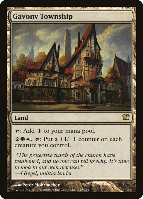 Gavony Township card art