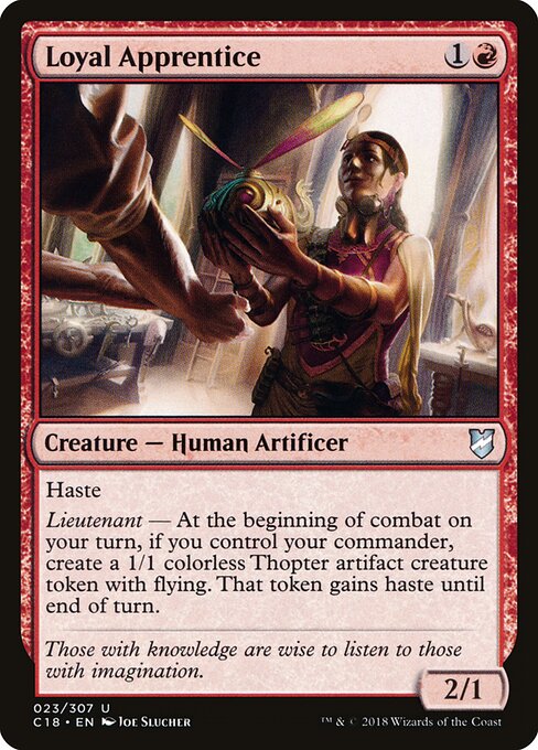 Loyal Apprentice card art
