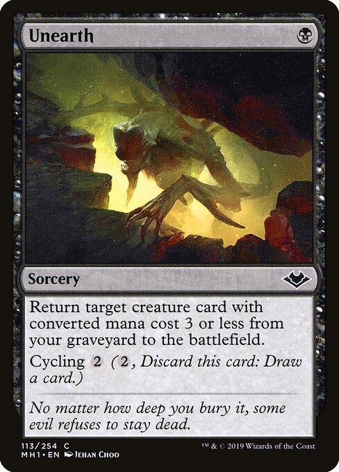 Unearth card art