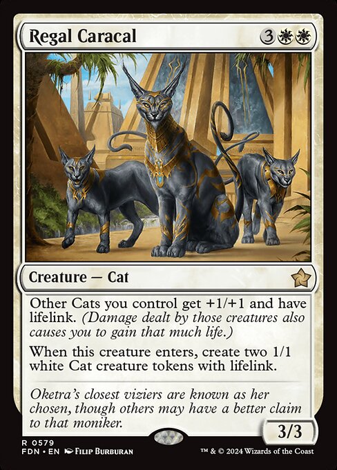 Regal Caracal card art