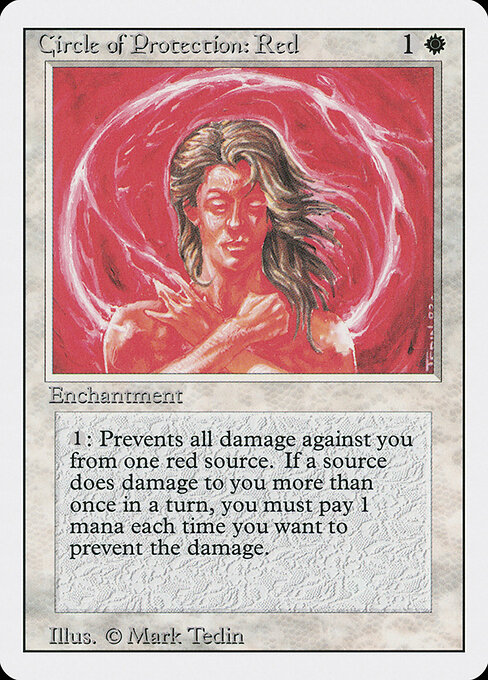 Circle of Protection: Red card art