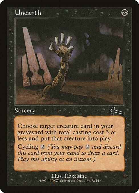 Unearth card art