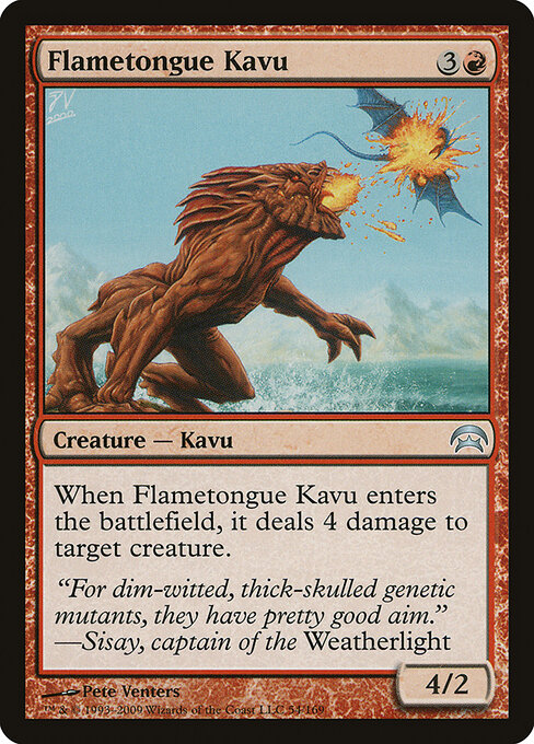 Flametongue Kavu card art