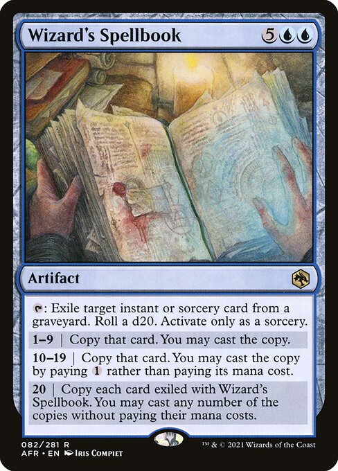 Wizard's Spellbook card art